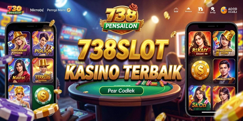 Tampilan gameplay kasino yang menarik di 738SLOT.