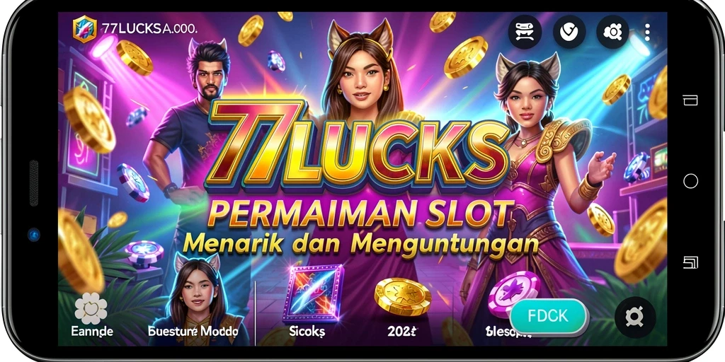 Screenshot gameplay yang menampilkan keseruan bermain Slot 77LUCKS.