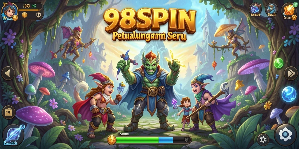 Tangkapan layar gameplay 98SPIN yang menampilkan aksi petualangan mendebarkan.
