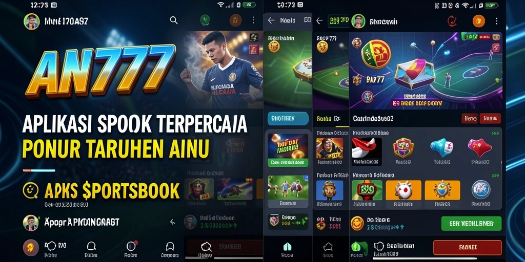 Tampilan gameplay dari aplikasi Sportsbook AN777 yang menarik dan interaktif.