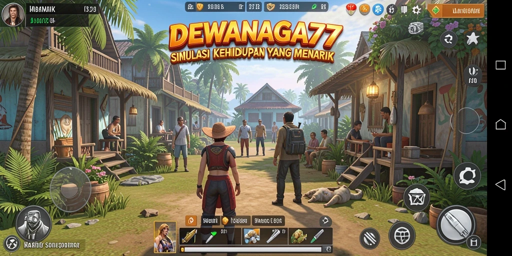 Tampilan gameplay DEWANAGA77 yang menarik dan interaktif.