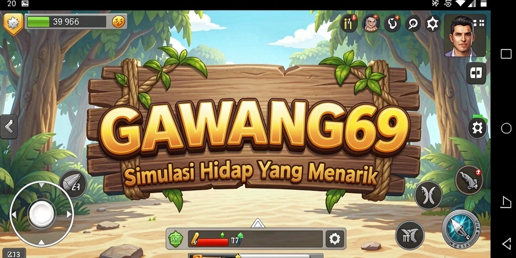 Tampilan gameplay menarik GAWANG69 dengan aktivitas simulasi kehidupan.