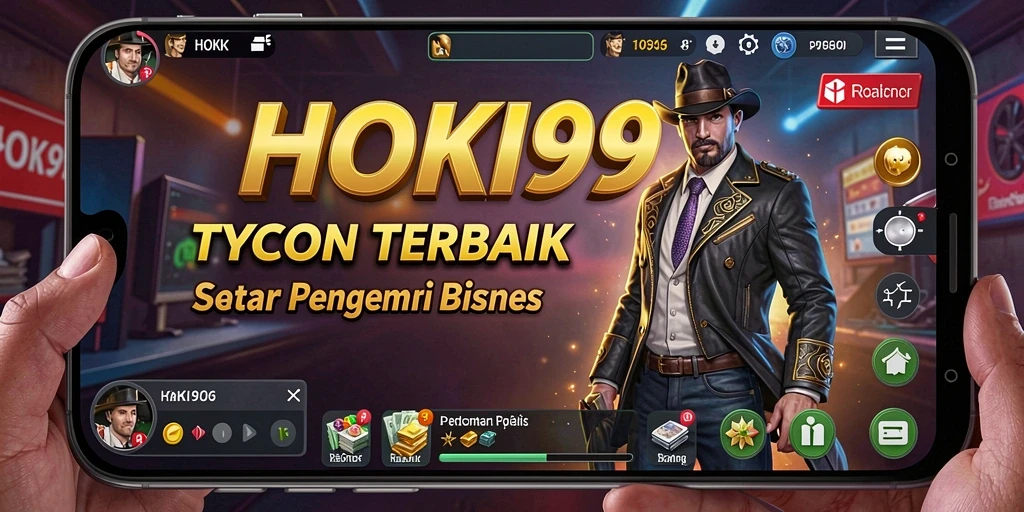 Screenshot gameplay HOKI99 yang menampilkan simulasi bisnis yang seru.