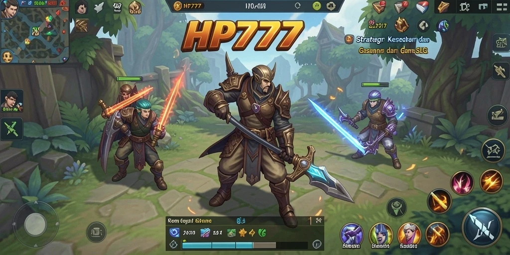 Tampilan gameplay yang menarik dari HP777 dengan strategi mendalam.