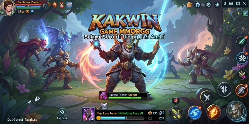 Tampilan gameplay KAKWIN yang menarik dan mendalam.