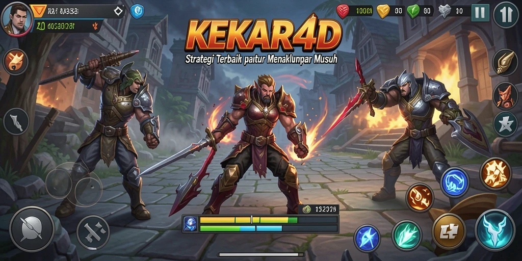 Tampilan gameplay strategis yang menegangkan di KEKAR4D.