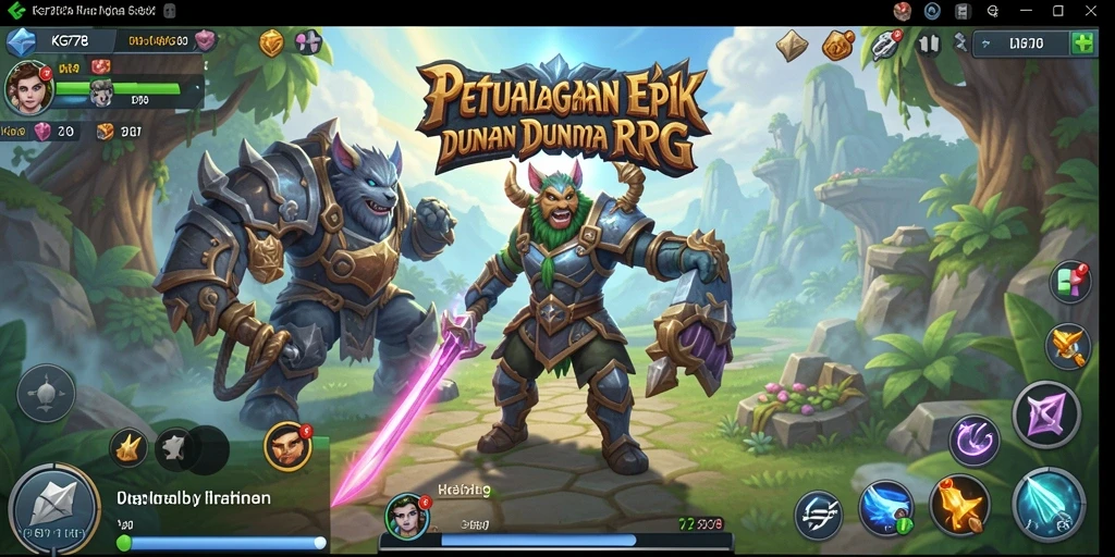 Gameplay RPG yang mendebarkan dan penuh petualangan!