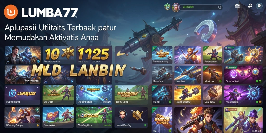 Screenshot utama LUMBA77 menunjukkan antarmuka yang bersih dan intuitif.