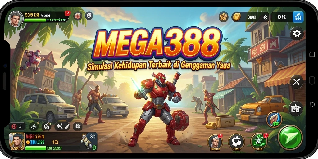 Tampilan gameplay MEGA388 yang seru dan interaktif.