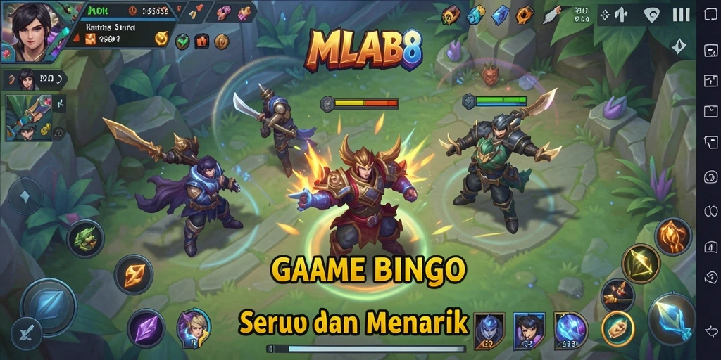 Tampilan gameplay Bingo yang seru dan interaktif.