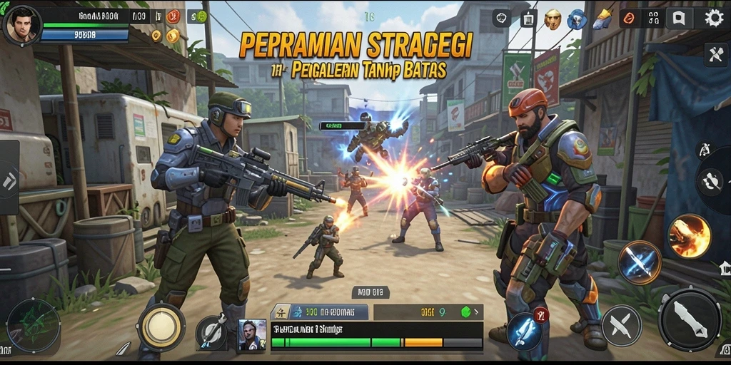 Screenshot MPO08 menampilkan pertarungan strategi yang intens.