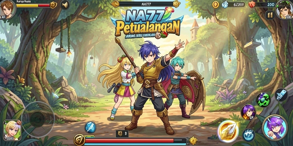 Gameplay seru dalam dunia anime yang menakjubkan.
