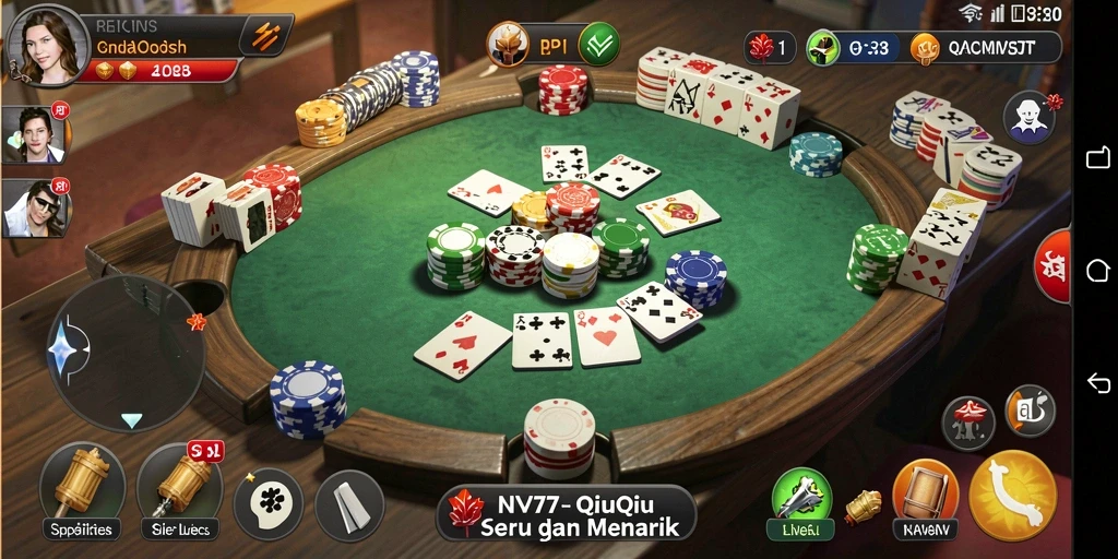 Screenshot gameplay QiuQiu di NV77 yang mengasyikkan.