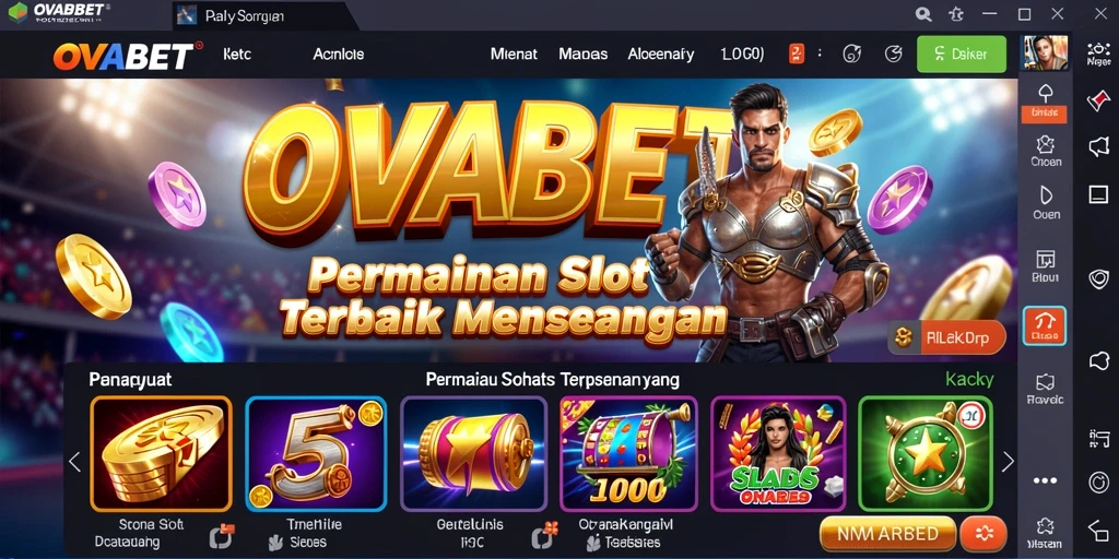 Screenshot gameplay OVABET dengan visual slot yang menawan.