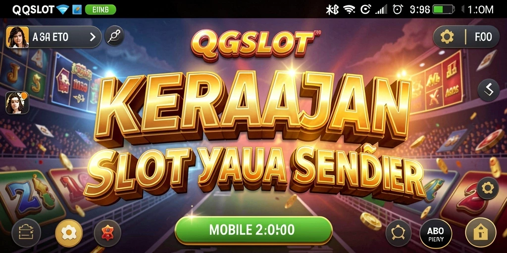 Screenshot gameplay QQSLOT dengan tampilan mesin slot yang menarik.