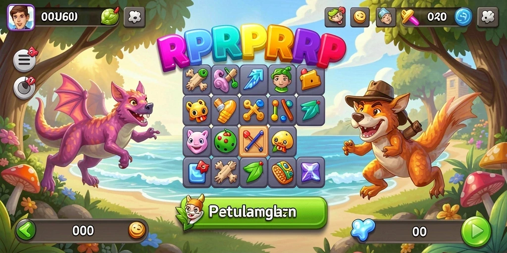 Gameplay seru dan penuh warna dari RPRPRP.