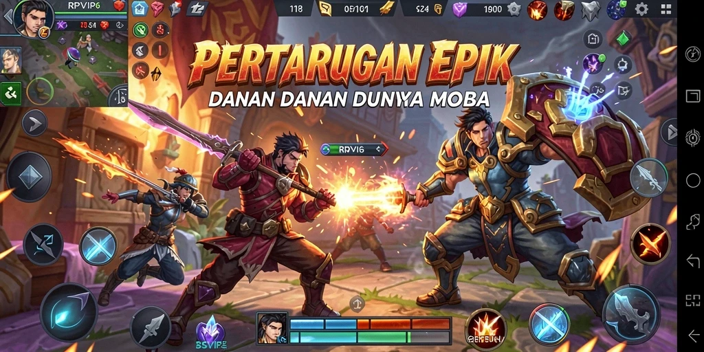 Gameplay seru dan strategis dalam RPVIP6 yang penuh aksi.