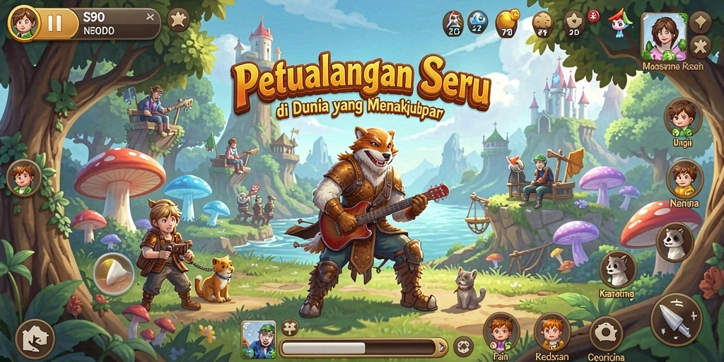 Screenshot S80 menampilkan pemandangan gameplay yang mendebarkan di dunia petualangan yang menakjubkan.