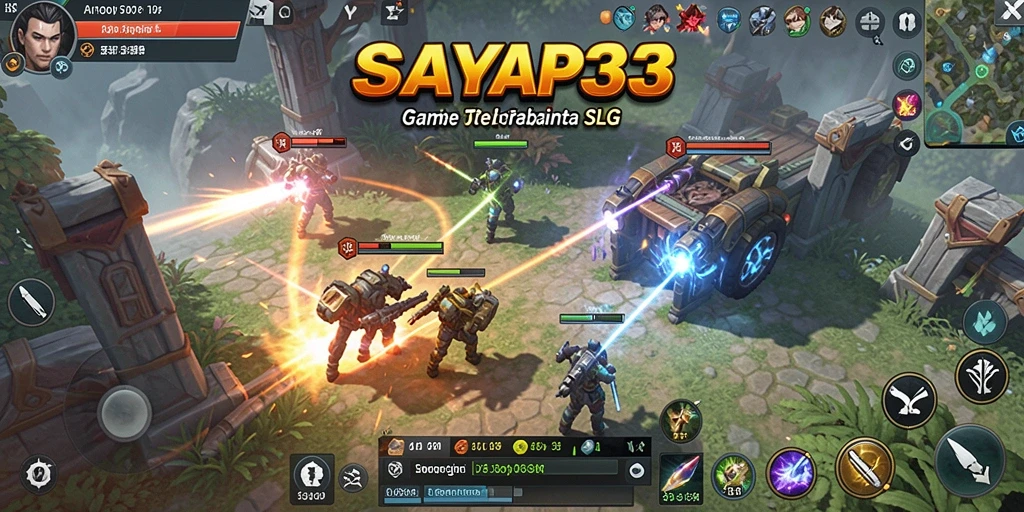 Tangkapan layar aksi laga seru dalam SAYAP33.