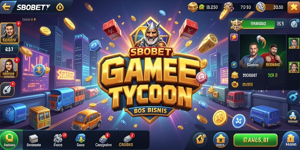 Screenshot SBOBET menampilkan gameplay menarik jenis Tycoon.