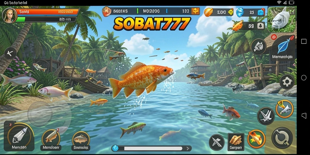 Tangkapan ikan yang menakjubkan dalam permainan SOBAT777.