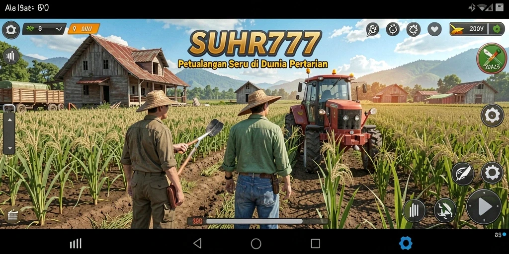 Tangkap aksi seru bertani dalam SUHU777 dengan grafis menawan.