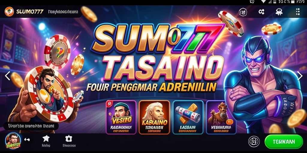 Tampilan gameplay seru di SUMO777 dengan desain grafis menarik.