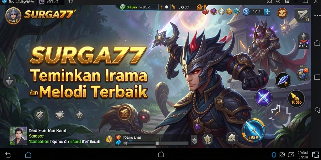 Tampilan menarik dari gameplay SURGA77 yang mencakup berbagai pilihan musik.