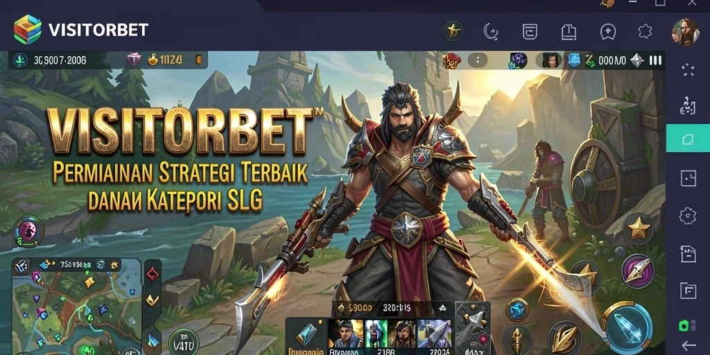 Gameplay seru dalam VISITORBET, pertarungan strategi yang mendebarkan.