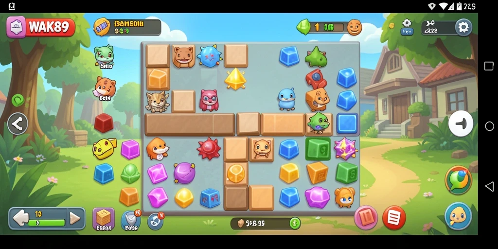 Tampilan gameplay WAK89 yang penuh tantangan dan strategi.