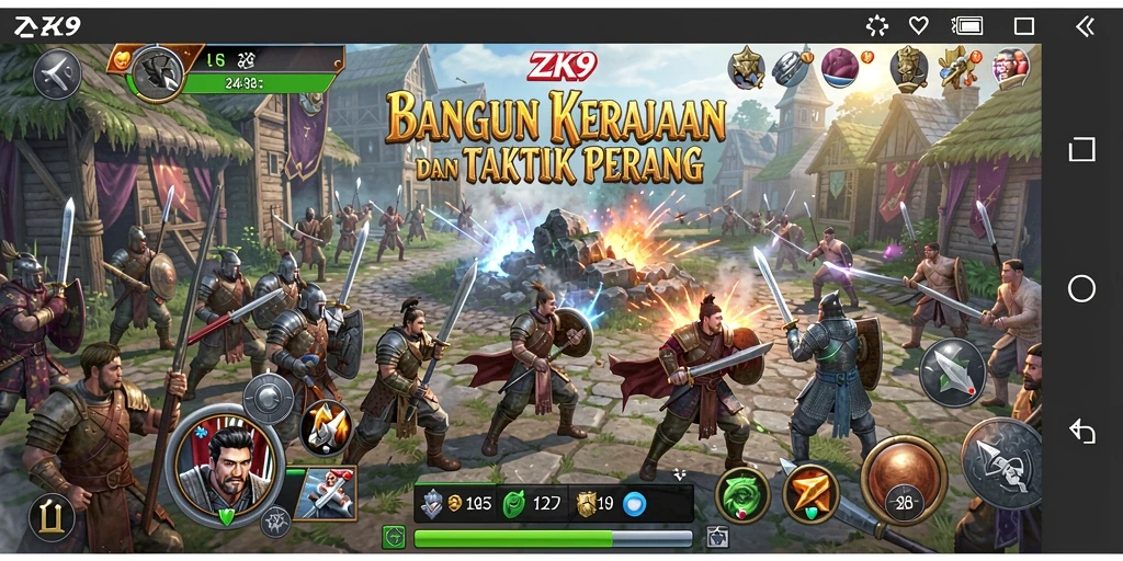 Tampilan gameplay <strong>ZK9</strong> yang menegangkan dan strategis.